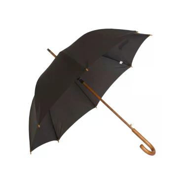 Imagem de Guarda Chuva Voyagem Bengala Cabo Madeira Resistente Tamanho Família G