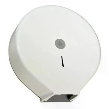 Imagem de Suporte para Papel Higiênico Rolo de 600 a 800M em Plástico ABS com Fechadura e Kit Fixação Higipack