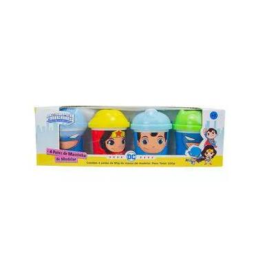 Imagem de Ki Massa - Superfriends - Massinha Com 4 Potes De 80 G