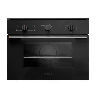 Imagem de Forno Elétrico de Embutir Brastemp BOB47AE 47L 1250W 3 Modos de Preparo Preto 220V
