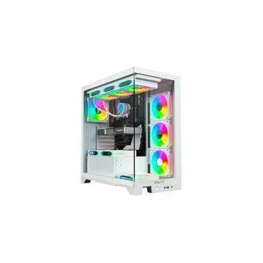 Imagem de Gabinete Galax Alpha White, Mid Tower, ATX, Frontal de Vidro, Sem FANs, Branco - GLX-ALPHAW-2070