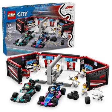 Imagem de LEGO City Formula 1 Garagem de F1® e Carros da Mercedes-AMG e Alpine 60444
