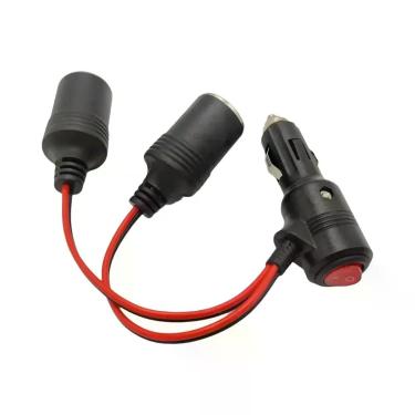 Imagem de Adaptador Universal De Acendedor De Cigarros Para Carro De 20cm Com In
