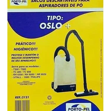Imagem de Saco aspirador Casa Limpa Oslo Turbo TC 513 / T300 / T800 / TC400 / TC999 / RH/HR/vital PHILIPS - 3 unidades
