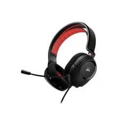 Headset Gamer Corsair HS35 v2, Preto e Vermelho - CA-9011384-NA Headset Gamer Corsair HS35 v2, Preto e Vermelho - CA-9011384-NA