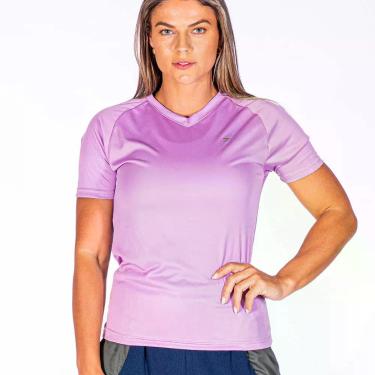 Imagem de Camiseta Esportiva Feminina Basic 04390 - Poker, Lilás, P