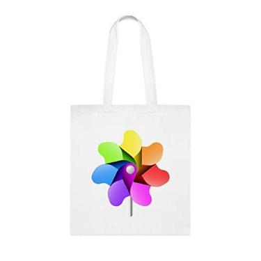Imagem de Bolsa cata-vento, sacola de cata-vento vetor, presente de cata-vento, bolsa de ombro cata-vento, sacos reutilizáveis de cata-vento, ideia de presente de cesta de Natal de aniversário, Branco