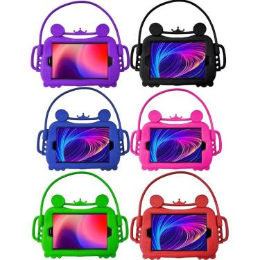 Imagem de Capa Silicone Infantil Para Tablet Lenovo Tab M9 Mtk Com Suporte Veicu