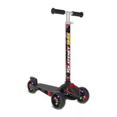 Imagem de Skatenet Led Max Ajustável Black Bandeirante, Preto