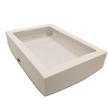 Imagem de Caixa S26 - Visor - Branco - 37 x 25 x 6,5 - 10 unidades - Assk - Rizz