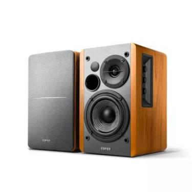 Imagem de Caixa de som 42W RMS, Bluetooth, Bivolt, Controle Remoto, Duplo RCA - Para casa e estúdio, R1280DB EDIFIER - Madeira