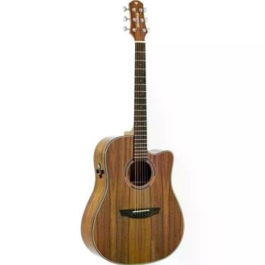 Imagem de Violão Folk Strinberg Diamond Dd1c Aço Eletroacústico Natural Koa [f002]