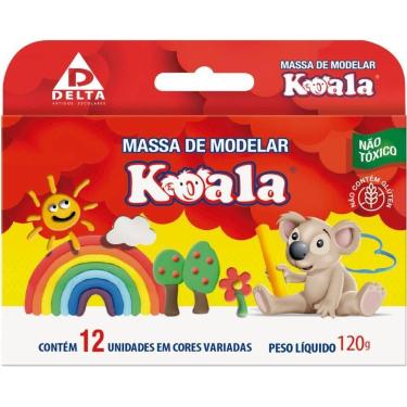 Imagem de Massa para Modelar Koala C/ 12 Cores