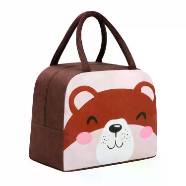 Imagem de Bolsa Térmica Infantil para Lanches e Sucos com Revestimento Laminado 