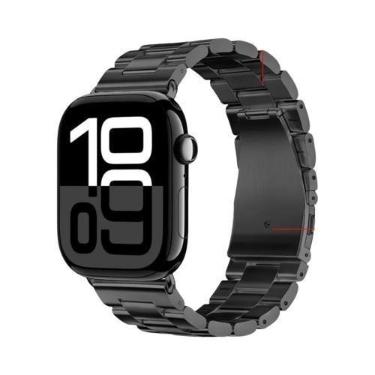 Imagem de Pulseira De Metal Em Aço Inoxidável Para Apple Watch 46mm 42mm 44mm 40