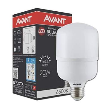 Imagem de Lâmpada Bulbo HP LED, 20W, Luz branca 6500K, Soquete E27, Bivolt, Avant