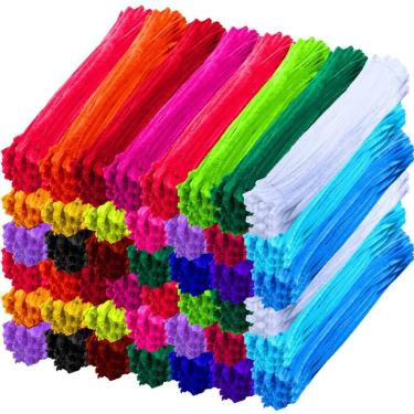Imagem de Limpadores de cachimbo Libima 3800 unidades, 20 cores, suprimentos art