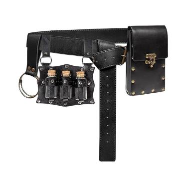Imagem de Acessórios De Fantasia Medieval Renascentista: Bolsa De Couro Para Cin
