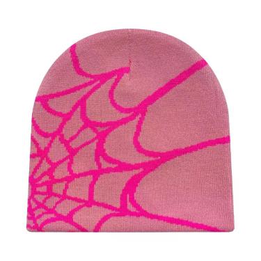 Imagem de Gorro Unissex Y2K De Tricô Com Teia De Aranha Para Quatro Estações, Mo