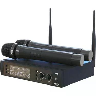 Imagem de Microfone Sem Fio Profissional A.k.g. Wp300 Com 2 Bastoes Dual