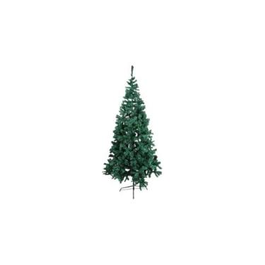 Imagem de Árvore de Natal Pinheiro 2,40m, Verde, 1400 Galhos, PVC e Ferro, Base 1,2m Diâmetro, Estrutura Retrátil