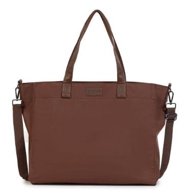 Imagem de Bolsa Tote Daily Clear Gocase - Leve, Moderna e Minimalista (Marrom)