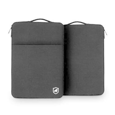 Imagem de Gshield Capa Case para Notebook Aveludada com Alça e Bolso Externo com Zíper, Survivor Preta (13-13,3" Polegadas - 25x35 cm)