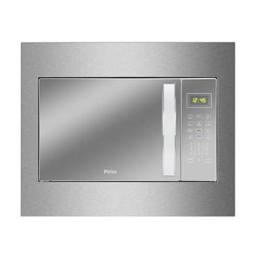 Imagem de Microondas Philco 33L Prata Espelhado Limpa Fácil PMB38E 220V