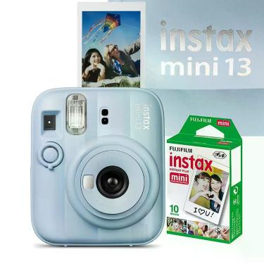 Imagem de Câmera FujiFilm Instax Mini 13 Azul com filme 10 Poses, Azul Candy