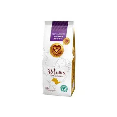 Imagem de Café Torrado em Grãos Mogiana Paulista Gourmet 3 Corações Pacote 250g