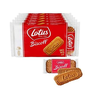 Imagem de 80 Biscoitos - 5 Pacotes - Bolacha Belga - Lotus Biscoff