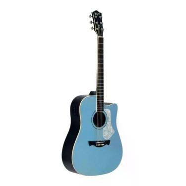 Imagem de Violão Tagima Andes Folk Eletroacústico Aço Lake Placid Blue Satin [f002]