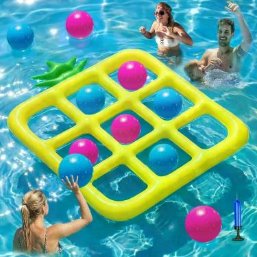 Imagem de Brinquedo de Piscina Jasonwell Jogo Gigante de Galo Flutuante