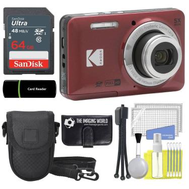 Imagem de Câmera Digital Kodak PIXPRO FZ55 Vermelha - 16MP, Zoom 5x e Filmagem 1