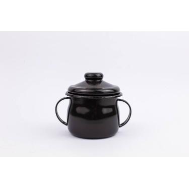 Imagem de Açucareiro esmaltado Preto 239g atóxico ESMALTADOS SILVA 2280