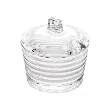 Imagem de Açucareiro Colmeia de Cristal 10x10cm Lyor
