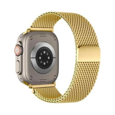 Imagem de Pulseira De Metal Milanese De 49mm 46mm 44mm 45mm 42mm Para Apple Watc