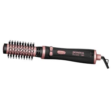 Imagem de Escova Rotativa Mondial Preto e Golden Rose ERB-01, Bivolt