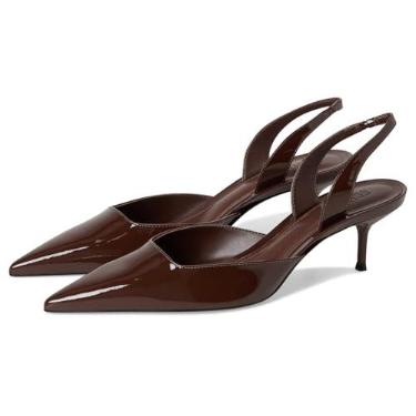 Imagem de SCHUTZ Sapato feminino Paola Mid Pump, Raiz marrom, 38