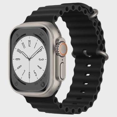 Imagem de Pulseira Silicone Oceano Compativel Apple Watch 42mm 44mm 45mm 49Mm - 