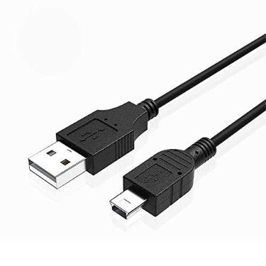 Imagem de Cabo carregador USB para mini para controle PS3 – Cabo de transferência de dados de carregamento compatível com controle Sony PlayStation PS3/PS3 Slim SixAxis, GoPro Hero 3, Hero 4 USB
