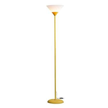Imagem de Luminária Chão 1,80m Pedestal Coluna Abajur Led Spot Bivolt Gimpo PF-04 Cor: Amarelo