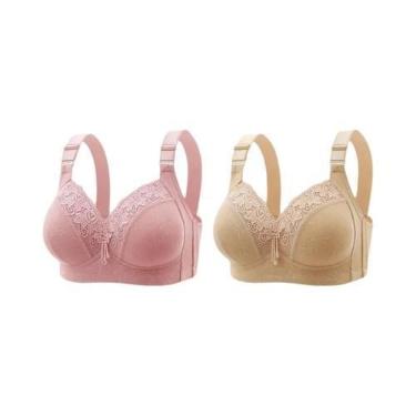 Imagem de Bralette de Renda Plus Size - Decote V Profundo - Lingerie Sexy, 38, 2