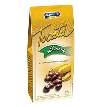 Imagem de Banana Passa Coberta com Chocolate Tocata 80g - Montevérgine