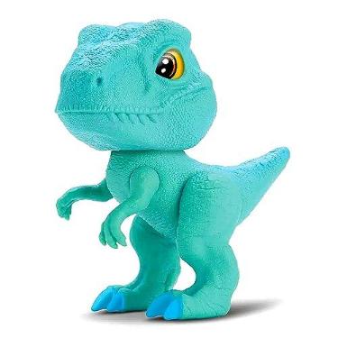 Imagem de Boneco Dinossauro de Borracha Grande todo Articulado Velociraptor Original Bambola na Caixa