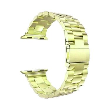 Imagem de Pulseira De Metal Em Aço Inoxidável Para Apple Watch 46mm 42mm 44mm 40