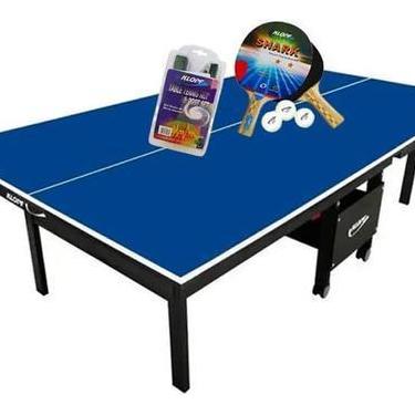 Imagem de MESA PING PONG MDF 18mm 1084 KLOPF + Kit Raq Bol 5055 + Rede 5034
