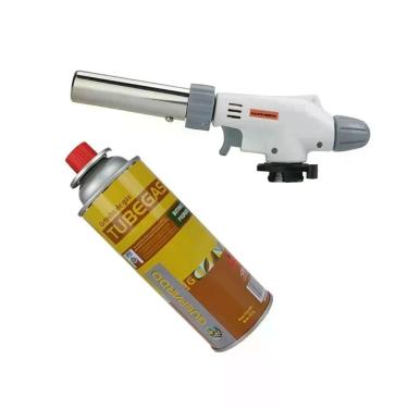 Imagem de Maçarico Gourmet Flame Gun Guepardo+01 Refil Tube Gás 227gr