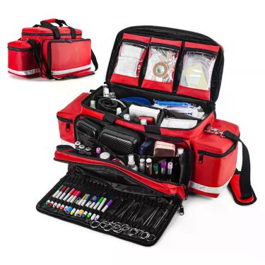 Imagem de Bolsa Médica PTAHON 66cm Resistente à Água com Faixas Reflexivas para 