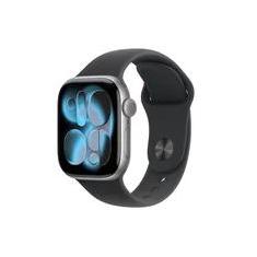 Apple Watch Series 11 GPS + Cellular, Caixa Cinza-espacial de Alumínio de 42 mm, Pulseira esportiva Preta, Tamanho P/M - MF8A4AM/A Apple Watch Series 11 GPS + Cellular, Caixa Cinza-espacial de Alumínio de 42 mm, Pulseira esportiva Preta, Tamanho P/M - MF8A4AM/A
